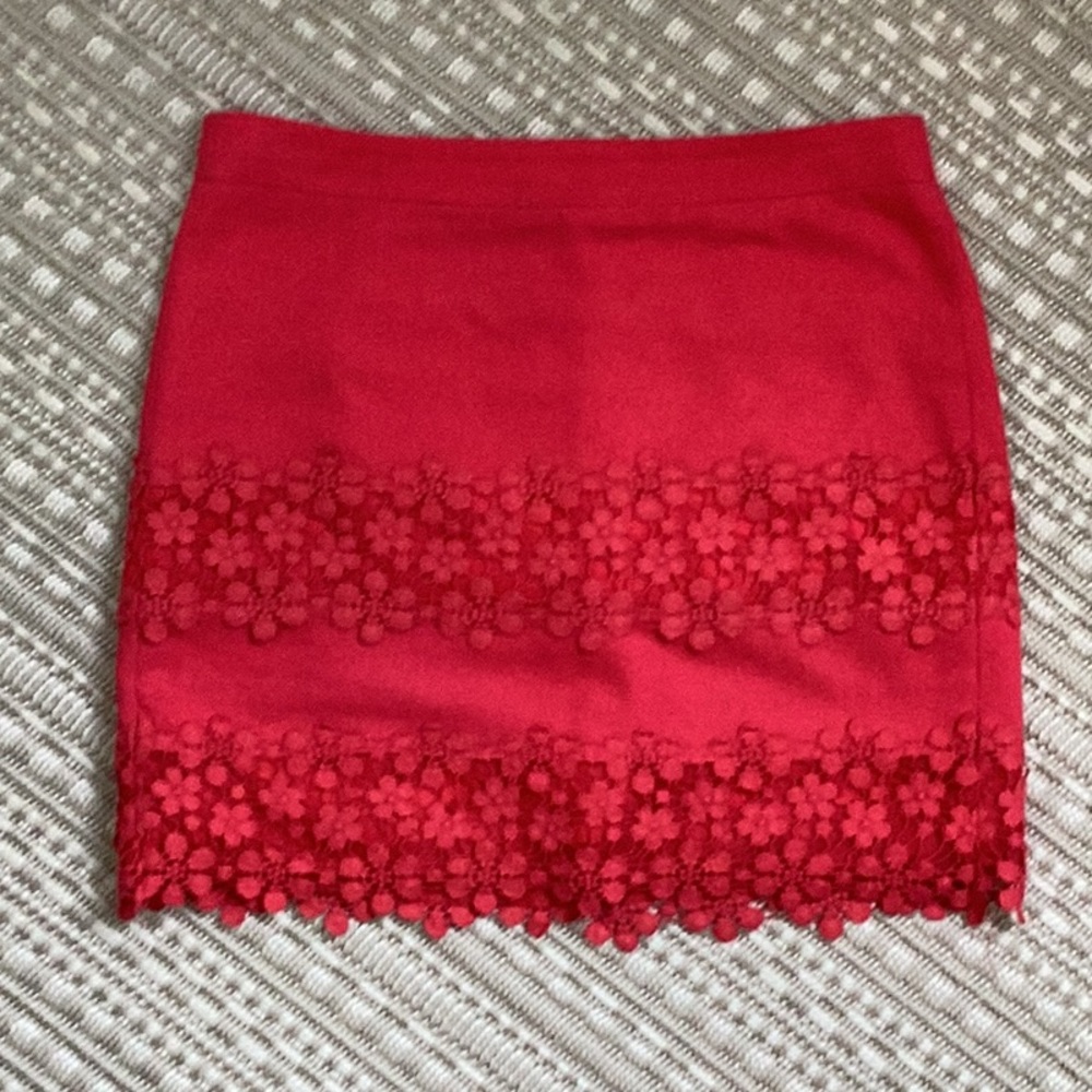 Cotton Skirt with Embellished Details